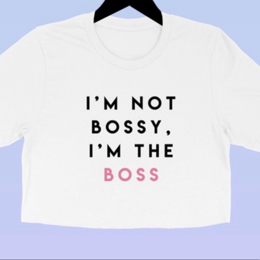“Boss” Crop Top